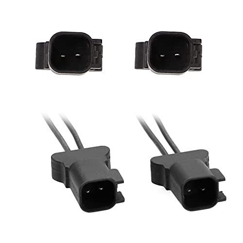 SEINECA 2pcs Car Horn Special Plug Compatible with Ford Chevy Horn Adapter Wiring Harness Cable Car Horn Converter Wiring.