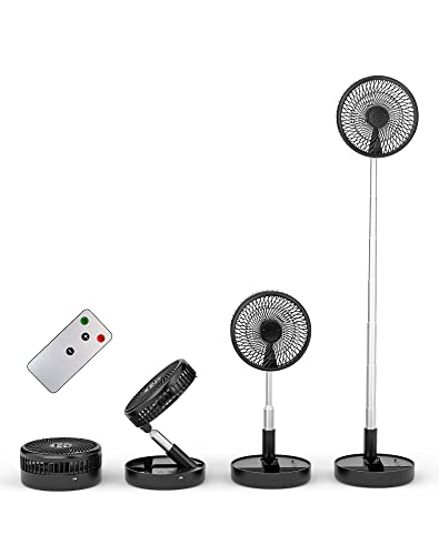 Primevolve 8' Ventilatore Portatile da Tavolo, Ventilatore a Piantana con Telecomando, USB C...