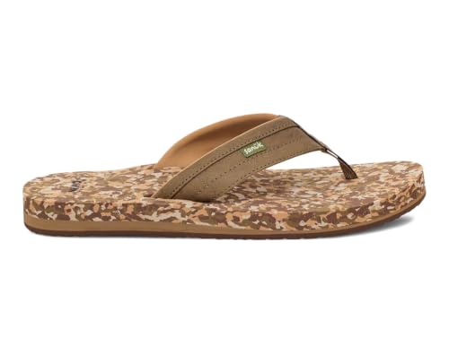 Image of Sanuk Mens Ziggy ST | Flip Flops for Men | Mens Sandals | Beach Sandals | Water Friendly & Lightweight | Comfort Footbed
