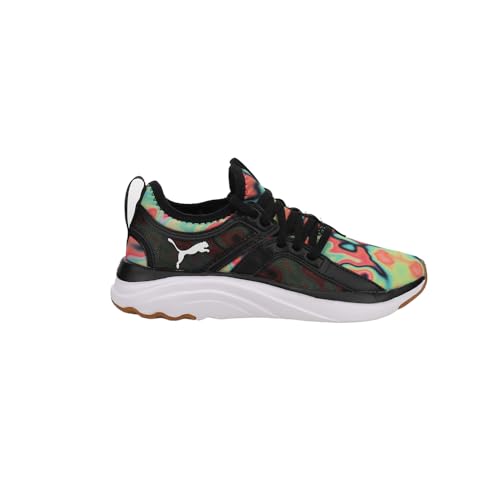 PUMA Kids Girls Softride Sophia Graphic Slip On Sneakers Shoes Casual - Black