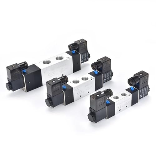 Électrovanne pneumatique 4V220-08 idéale pour la commande de vérins à double effet - 4