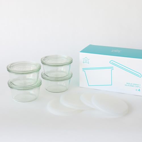 WECK HOME SET MOLD 230ml × 4 SET | VRLbv(NA) | {bNXdl | EFbN