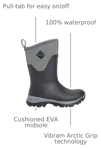 Image of MUCK BOOT Women's Arctic Ice AGAT Waterproof Lightweight Warm Mid Rubber Rain Boots