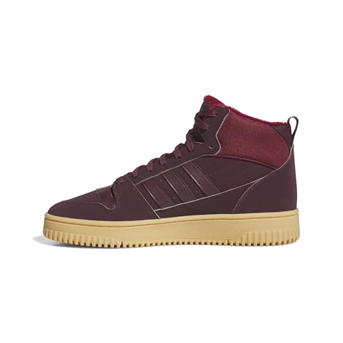 Adidas Unisex-Adult Break Start Mid Top Winterized, Maroon/Collegiate Burgundy/Gum, 9.5
