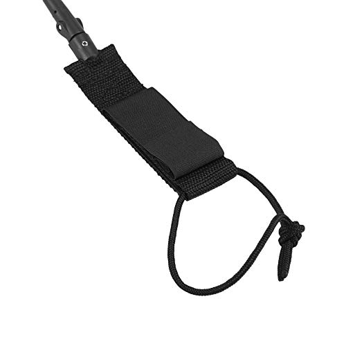 Leeofty 10FT Surf Coiled Leash Prancha Legrope Suave Aço Giratória Surf Perna SUP Paddleboard Corda