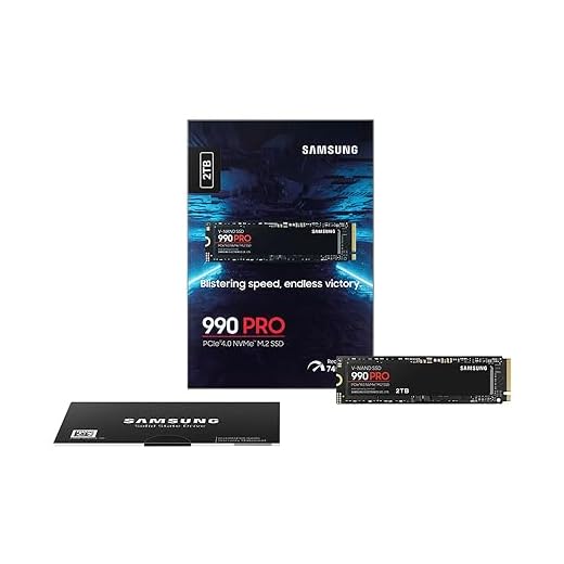 SAMSUNG Memória SSD 2TB NVMe 990 PRO M.2 Preto
