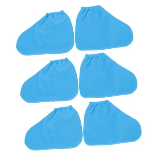 FOMIYES 3 Pairs Warming Foot Covers for Beauty Wax Therapy Foot Wraps Elastic Band for Foot Spa