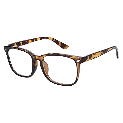 Image of Onrtry Non Prescription Glasses for Men Women Square Clear Lens Eyeglasses