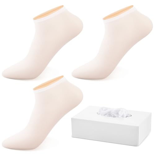 Mepase 200 Pieces 100 Pairs Disposable Nylon Socks Foot Socks