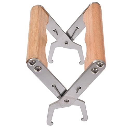 Bee-Frame-Holder-Wooden-and-Stainless-Steel-Bee-Hive-Frame-Holder-Grip-Tool-for-Easy-Beekeeper-Equipment-Handling-and-Lifting-Beekeeping-Tool
