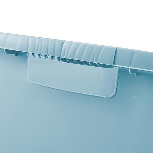 keeeper Wäschewanne, Stabiler Kunststoff, 52 l, Aenna, Nordic Blue