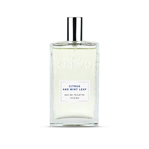 Cremo Citrus Mint Leaf Cologne Spray, A Cool, Refreshing Scent with Notes of Fresh Mint, Citron, Cedar and Moss, 3.4 Fl Oz, 1 Count
