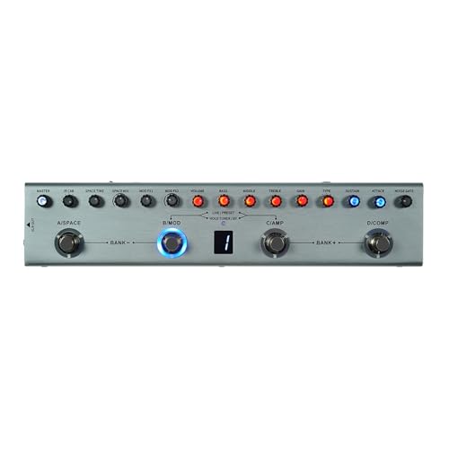 Pédale de guitare électrique multi-effets numériques avec delay et réverbération - 5