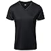 DANISH ENDURANCE Women Workout T-Shirt, Breathable Fitness Top (Negro, L)