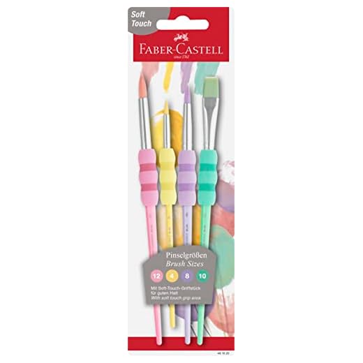 Faber-Castell 481620. Juego de pinceles color pastel