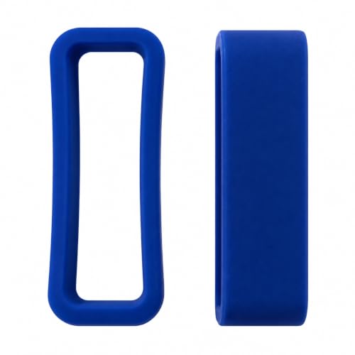 Image of Dreamy 22mm Silicone Smart Watch Strap Loops /Keepers Holder Retainer Loop Replacement - color Watch Band Loop (Pack of 2)