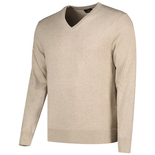 Pull col V Hackett London homme en coton soie pour le bureau