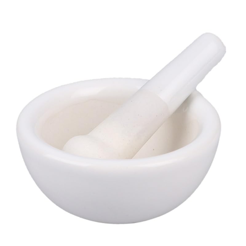 Pestle and Mortar 60/80/100mm Mortar and Pestle Spice Crusher Ceramic Bowl Hard Food
