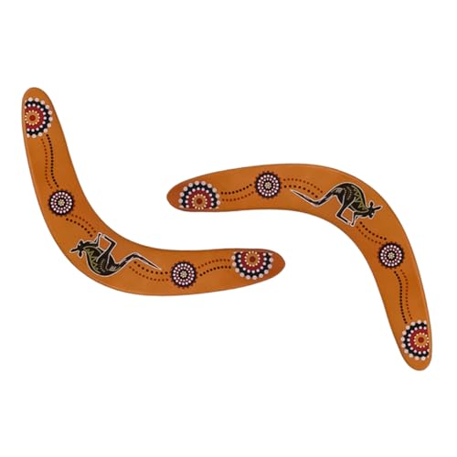 Happyyami 1 Juego Juego Interactivo Toys Diversión Jueguetes Volar Juguetes Disco Volador Lanzador De Vástago Lanzacohetes para Volando para Deportes De Madera 2 Piezas