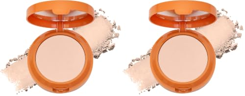 Image of Colors Queen Sun Expert Compact Powder with SPF 60 UVA /UVB PA+++ | UV Protection, Oil Control, Easy to Blend Matte Finish, Long Wearing & Lightweight Compact Powder (02 - Ivory, 15g) (Pack of 2)