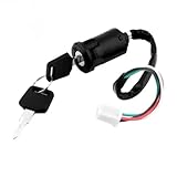 Interrupteur d'allumage Universel pour Moto pour (1/2/5 pièces), étanche, avec Verrouillage électrique de Porte et démarrage électrique. Compatible avec Les clés de Quad Kawasaki.