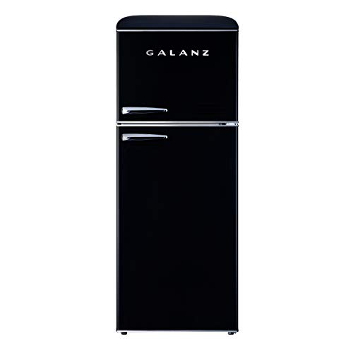 Galanz GLR10TBKEFR True Top Freezer Retro Refrigerator Frost Free