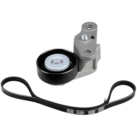 90K-38159 A/C Serpentine Drive Belt Tensioner Kit for Chevy Silverado Express Avalanche Suburban Tahoe/GMC Sierra Sierra Yukon 1999-2008# 38159 19311139 ACK040378HD Cover
