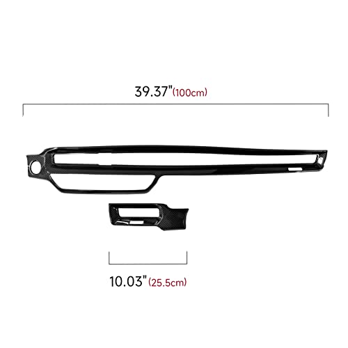 Image of for 2022 2023 2024 2025 Honda Civic 11th Gen Accessories Center Console Dashboard Cover Trim Decal ABS Carbon Fiber Stickers