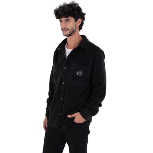 Hurley Men's Fleece Polar Shirt T-Shirt Homme Chaud et Respirant