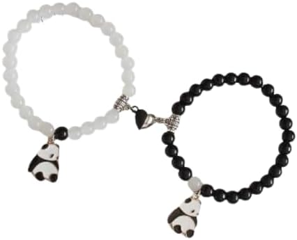 Natural Crystal Bracelets for Women Men - 8mm Semi-Precious Gemstone Beaded Bracelets, Crystal Stretch Round Beads Bracelets Unisex Jewelry Gift For Women;Girls ;Boys;Men