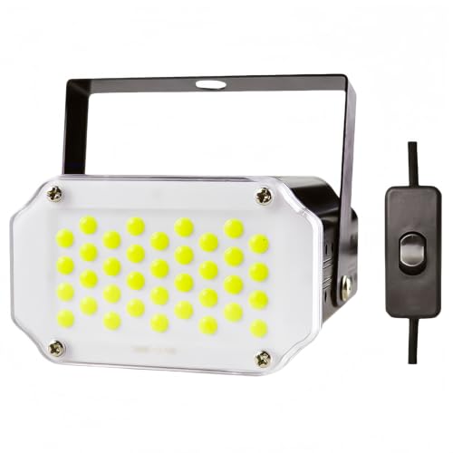 AQOOL Halloween Mini Strobe Light, Super Bright 36 LED White Strobe Lights