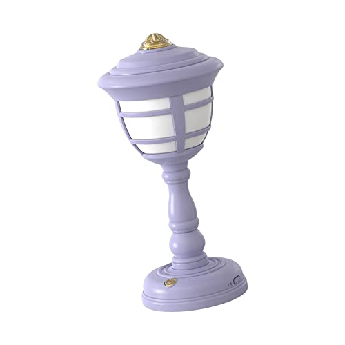 Lampe de chevet vintage violette pour illuminer vos soirées de lecture cocooning au lit