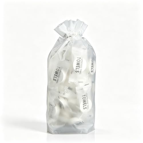 Compressed Towels 50 count, Thick Disposable Face Towels Individu...