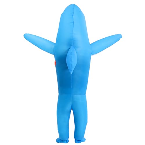 Disfraz inflable de tiburón para niños 4'3"-4'11" miniatura 5