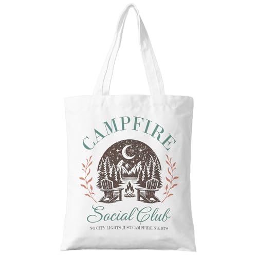 ZYQFN Campfire Social Club Tote Bag