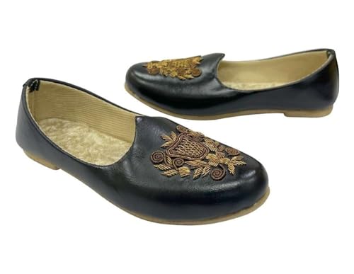 Image of Designer Punjabi Mojari Juttis for Boys, Little, Big Kid, Shoes for Boys (Toddler) Sherwani Shoes Designer Kurta Shoes, Mojaris