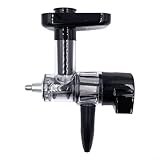 Fonction de séparation du jus et de la pulpe : profitez du plaisir de profiter d'un jus pur avec moins de pulpe. Cet accessoire sépare parfaitement le marc du jus, en extrayant un maximum de nutriments des fruits et légumes.