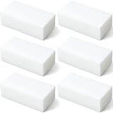 Colingmill 6 Pcs Hdpe Plastic Block 2' x 3' x 6', Polyethylene Solid Plastic Block for Machining, Home Floor Improvement, Prototyping, DIY Projects, Engineering(White)