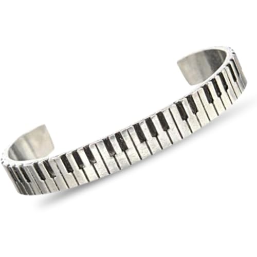 Piano Cuff Inspirational Jewelry Bracelet