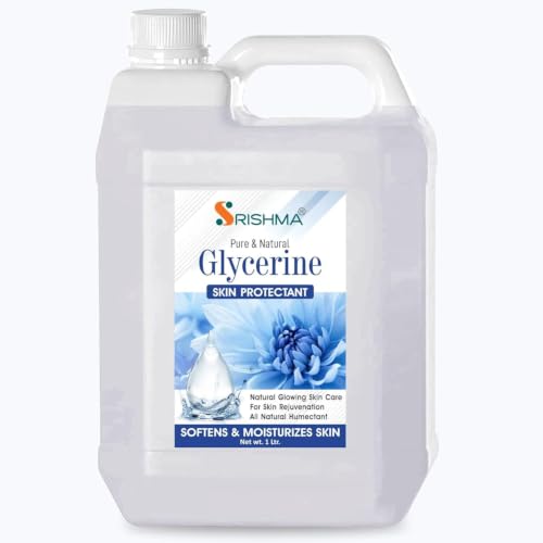 Srishma Pure Natural Glycerine 1 Litre | Skin Moisturizer & Humectant for Soft, Hydrated Skin - Image 2