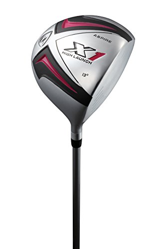 Image of Aspire X1 Ladies Complete Right Handed Golf Club Set | Complete Regular & Petite Womens Golf Clubs Set | with 3 HC's, Lightweight Shafts & Spacious Stand Bag w /Storage Pockets & Dual Carrying Straps