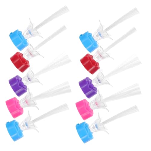 10pcs Fiber Optic Light Fiber Optic Lamp Multicolor Changing Lamp Living Room Decoration Night Light Led Colourful Changing Fibre Fiber Desk Lamp Led Lamps Wedding Party Favors