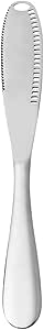 Mimo Style Faca Para Manteiga 3 em 1 20cm, Feita Inteiramente em Aço Inoxidável. Sua Lâmina Com Dentes Serrilhados Espalham Com Mais Facilidade a Manteiga. Resistente e Durável