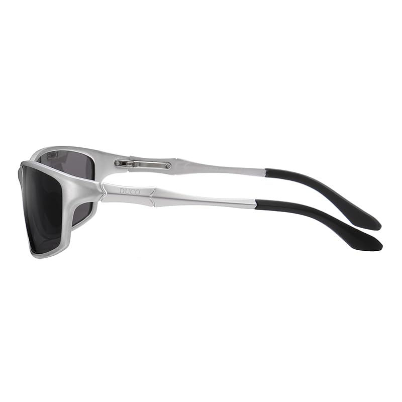 Image of DUCO Polarized Sunglasses for Men 100% UV400 Protection Metal Frame Driving Men's Sun Glasses