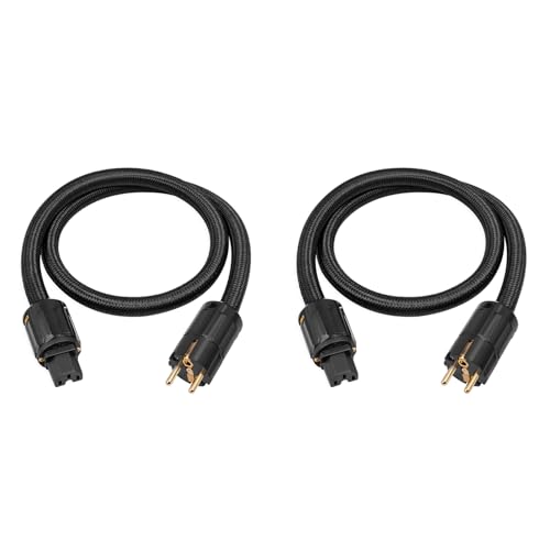 Câble d'alimentation HiFi 250V 15A avec prise UE 100 cm pour caisson de basses