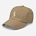 Roger Federer Tennis White Silhouette Classic Adjustable Hat