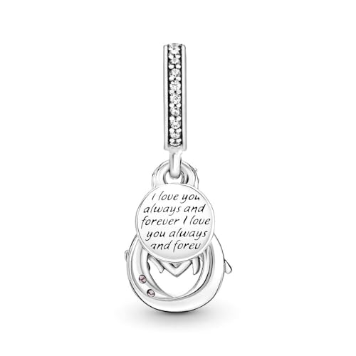 Image of Mom Family Charms Bead for Bracelets and Necklaces Jewelry Charm for Women Valentine Mother's Day