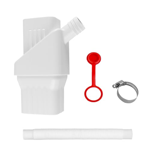 Ieron Rainwater Collection System Bucket Diverter Kit Collection Downspout Diverter Connect Downspout To Bucket To Divert Water White