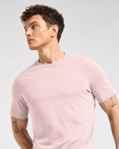 Image of Wellbi Bamboo Performance T-Shirt for Men | Raglan Sleeve Gym Training Sportswear | Quick Dry Moisture Wicking Anti-Bacterial | Ultra-Soft Breathable Eco-Friendly Activewear