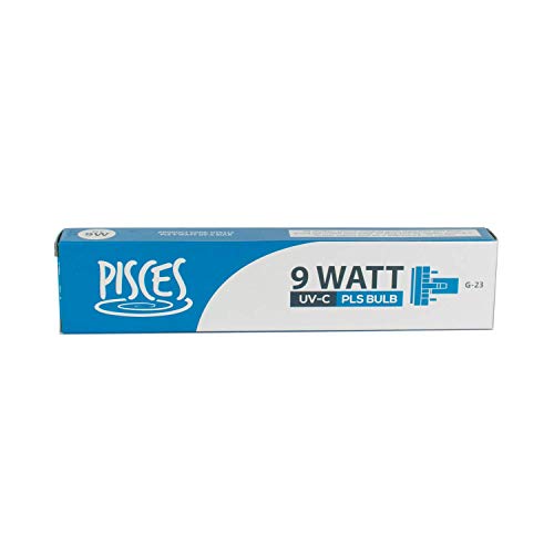 Pisces Twin Pack 9w (watt) PLS Replacement UV Bulb Lamp for Pond Filter UVC